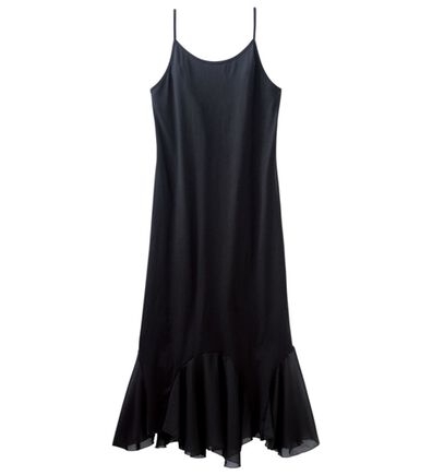 LAVIENNE（ラヴィエンヌ）の「裾魅せシフォンワンピース（肌着・インナーウェア）」