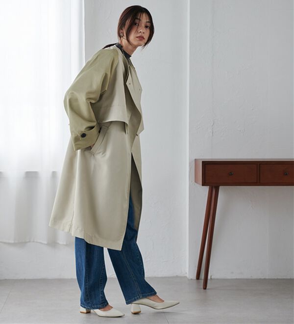 RANAN（ラナン）の「【2点セット】マルチウェイレイヤードコート（ロングコート）」｜詳細画像