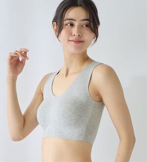 LAVIENNE（ラヴィエンヌ）の「【綿９５％＆縫い目ゼロ】締め付けにくいスーピタブラ・ショーツ（別売）（ブラジャー）」｜詳細画像