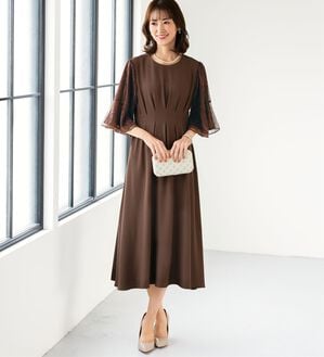 BELLUNA（ベルーナ）の「袖レースフォーマルワンピース（その他ワンピース）」｜詳細画像