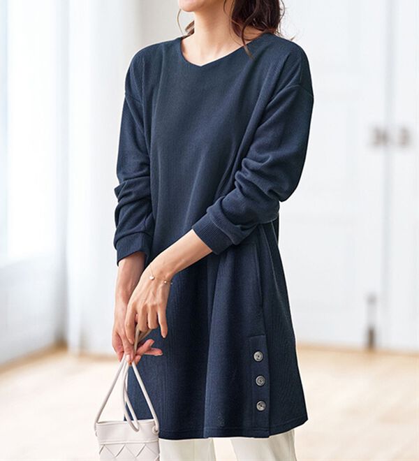 お値下げ　ミナペルホネン　夏ワンピース、チュニック mina perhonen cross flower カットソーワンピース - ミナ