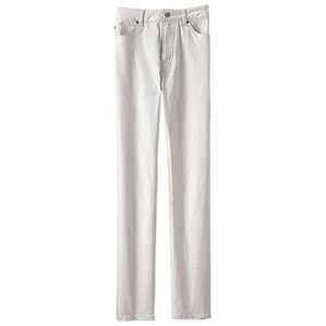 BELLUNA（ベルーナ）の「ヒンヤリ冷感ライトオンスジーンズ（フルレングスパンツ）」｜オフ白