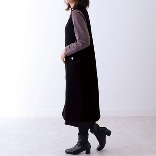 BELLUNA（ベルーナ）の「ライトメルトンジャンパースカート（ジャンパースカート）」｜詳細画像