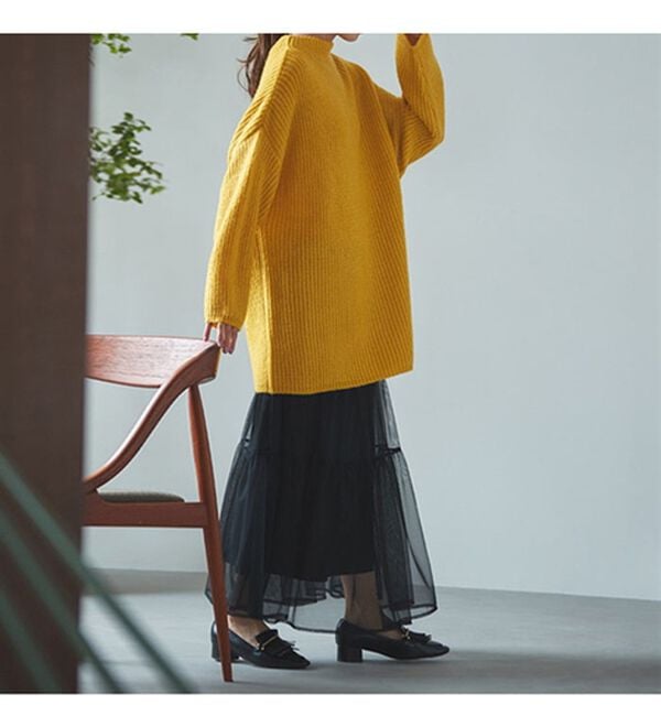 RANAN（ラナン）の「ふんわり！あぜ編ニットチュニック（チュニック）」｜詳細画像