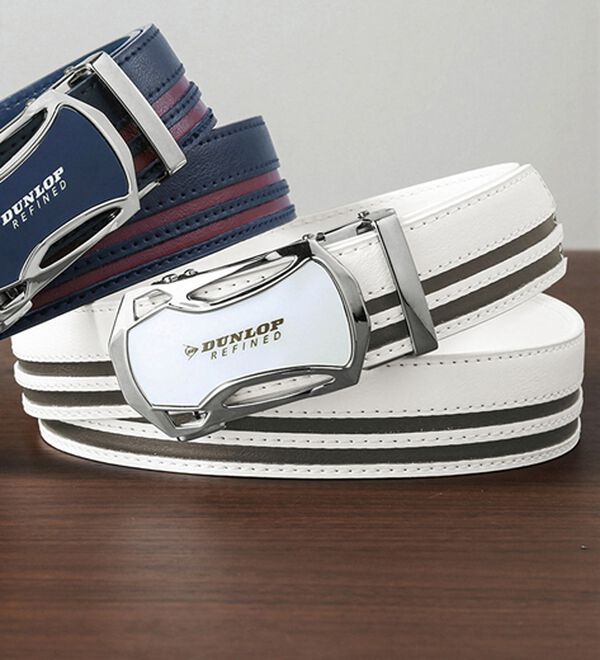 ダンロップ・リファインド＞ライン入りスポーティベルト - ベルーナ