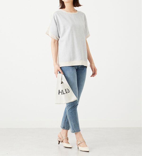 BELLUNA（ベルーナ）の「ステッチデザイン切替プルオーバー（カットソー）」｜詳細画像