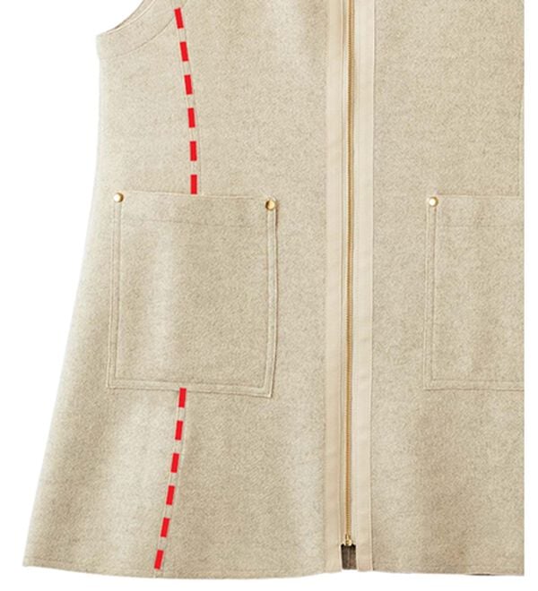 ルフラン（ルフラン）の「すっきり見え！柔らかストレッチベスト（ベスト）」｜詳細画像