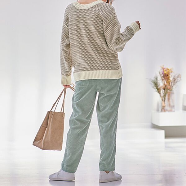 BELLUNA（ベルーナ）の「前後２ＷＡＹで着られるカラフルニット（ニット・セーター）」｜詳細画像