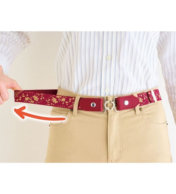 BELLUNA（ベルーナ）の「＜日本製＞ウエストすっきりフリーサイズベルト（ベルト）」｜詳細画像