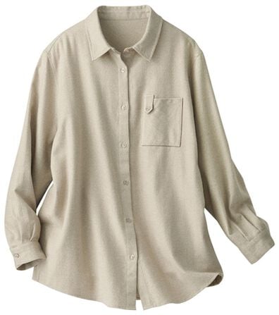 BELLUNA（ベルーナ）の「《ＨｕｇＲｅａｍコットン》ポケットシャツ（シャツ）」
