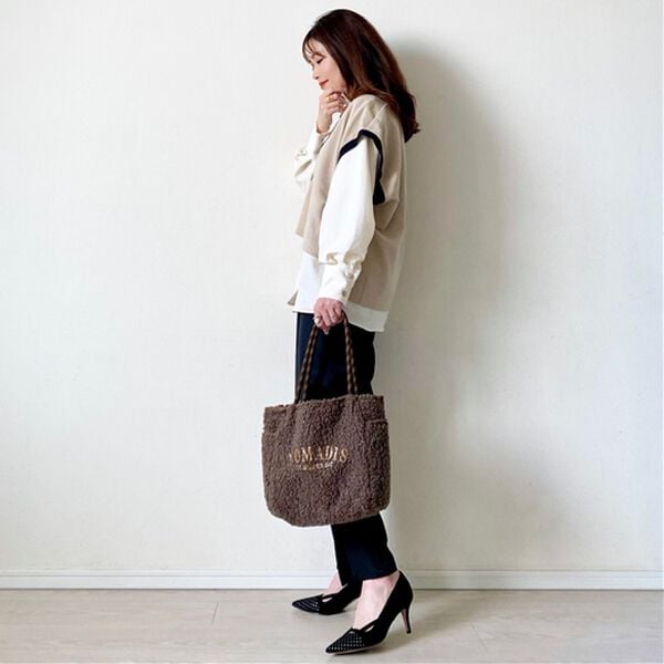 BELLUNA（ベルーナ）の「【低身長さん向け】ポケットデザインゆったりシャツ（シャツ）」｜詳細画像