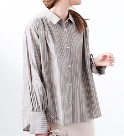 BELLUNA（ベルーナ）の「袖リボンデザインシャツチュニック（チュニック）」