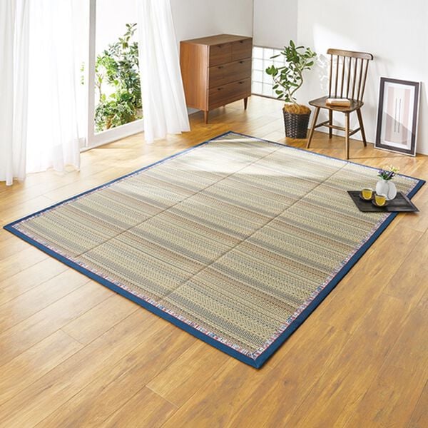 「お手入れカンタン防ダニはっ水い草ラグ（い草ラグ）」｜詳細画像