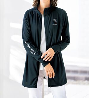 BELLUNA（ベルーナ）の「＜ＥＬＬＥ　Ａｃｔｉｖｅ＞ＵＶ対策！ラッシュガードジャケット（パーカー）」｜ネイビー