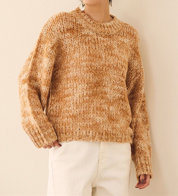 RANAN（ラナン）の「ミックスカラーシャギーニット（ニット・セーター）」｜詳細画像