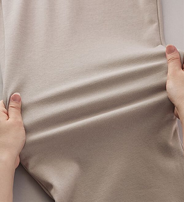 BELLUNA（ベルーナ）の「【メルティポンチ】ドレープイージーパンツ（ワイドパンツ・ガウチョ）」｜詳細画像