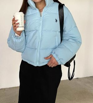 RANAN（ラナン）の「＜U.S.POLO ASSN.＞中綿ショートブルゾン（ブルゾン）」｜ブルー