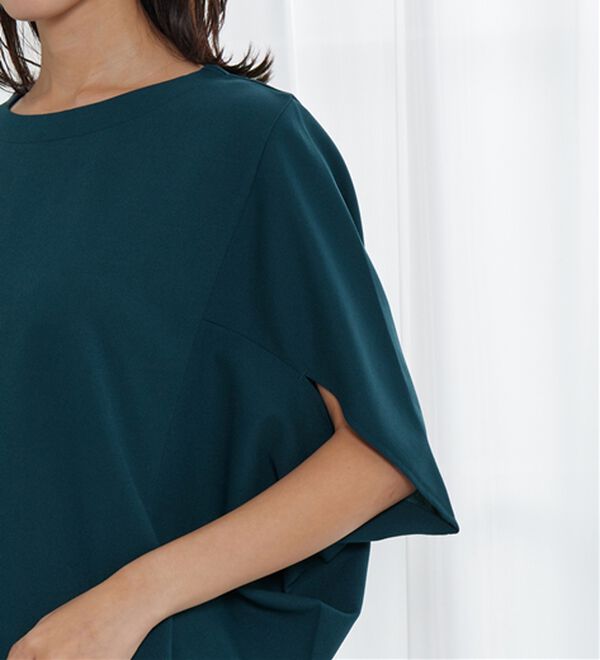 BELLUNA（ベルーナ）の「体型カバー！ポンチョプルオーバー（カットソー）」｜詳細画像