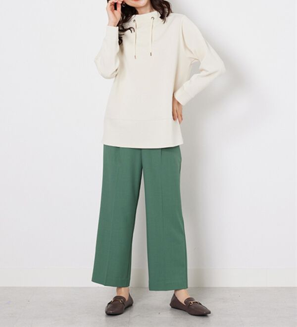 BELLUNA（ベルーナ）の「ワイドネック切替デザインプルオーバー（カットソー）」｜詳細画像