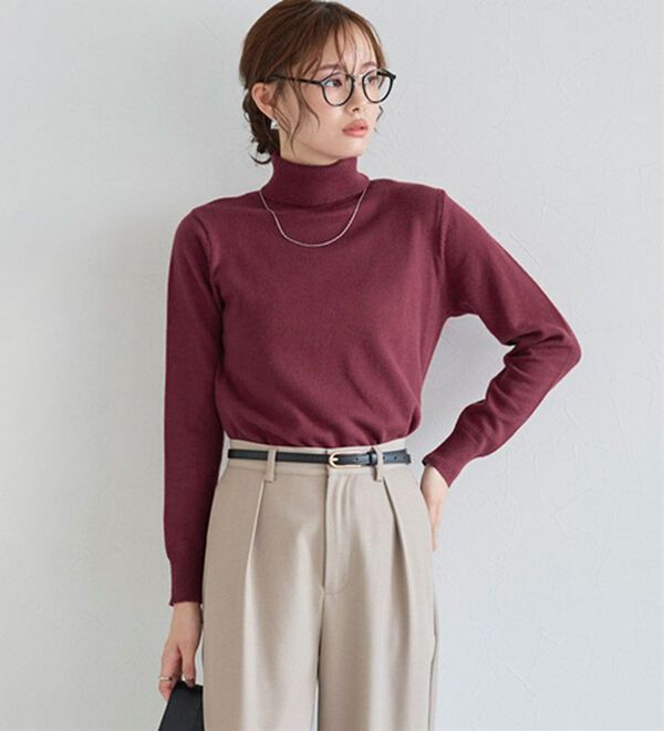 まんまる【美品】TANタン ウエストニットパーツ ベルト 丸バックル細ベルト（5289YG70） | COMME CA ISM (Women
