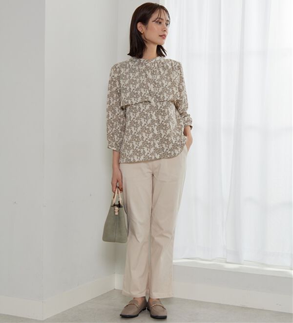 BELLUNA（ベルーナ）の「ケープ風デザインブラウス（ブラウス）」｜詳細画像