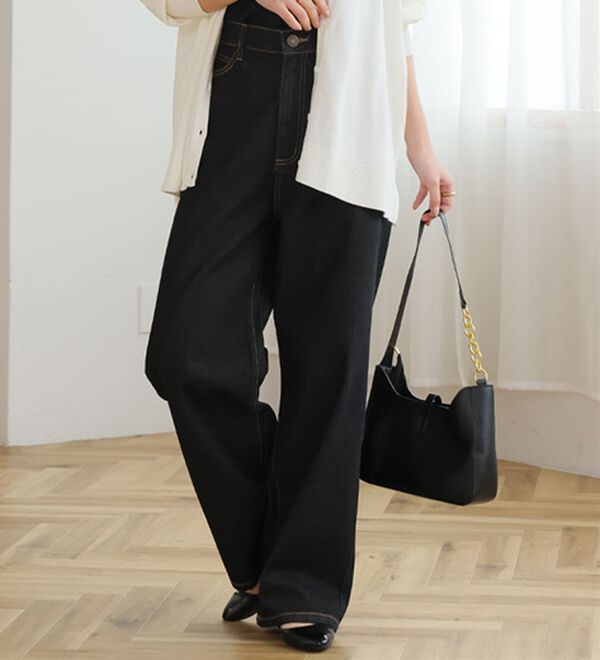 M～7L】＜新色追加＞美脚＆美尻が叶う！優勝ワイドパンツ