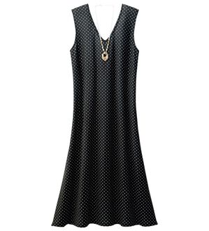 ルフラン（ルフラン）の「選べる！華やぎジャンパードレス（ジャンパースカート）」｜ドット柄