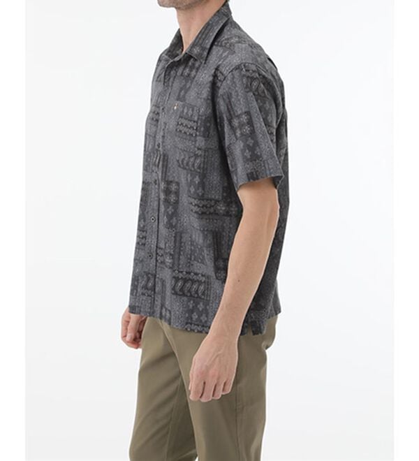 「＜ハッシュパピー＞半袖バンダナプリントシャツ（メンズシャツ）」｜詳細画像