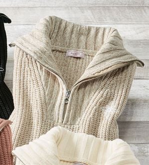 ルフラン（ルフラン）の「ゆったり着こなす温もりセーター（ニット・セーター）」｜モカ