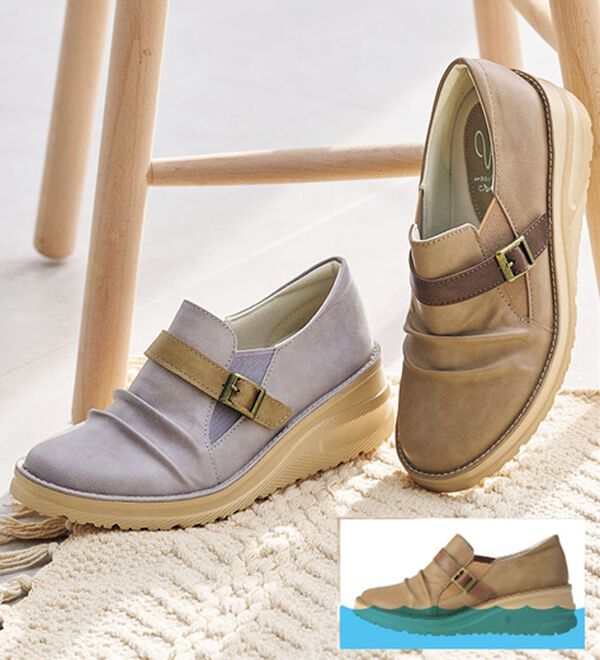 ルフラン（ルフラン）の「＜マスチェッタ＞防水ベルトデザインスリッポン（スリッポン）」｜詳細画像