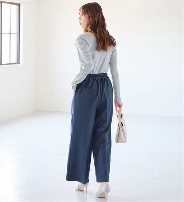 alotta（アロッタ）の「カシミヤタッチ肩刺しゅうニット（ニット・セーター）」｜詳細画像