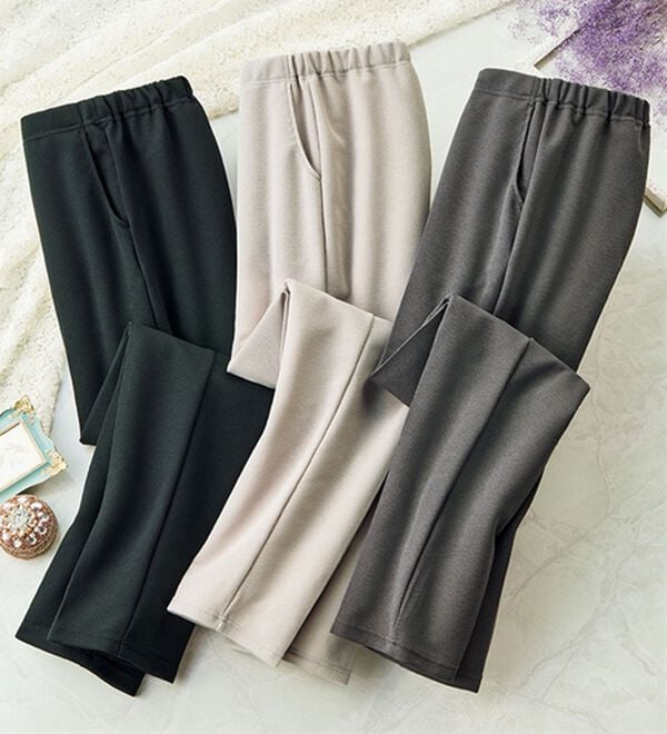 ルフラン（ルフラン）の「【３本組】日本製素肌にさらりパンツ（フルレングスパンツ）」｜3本組
