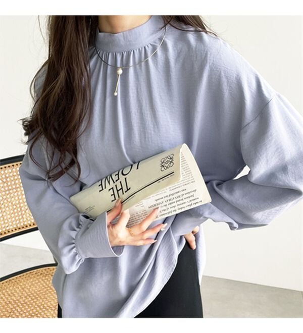 GeeRA（ジーラ）の「前後２ｗａｙボウタイブラウス（ブラウス）」｜詳細画像