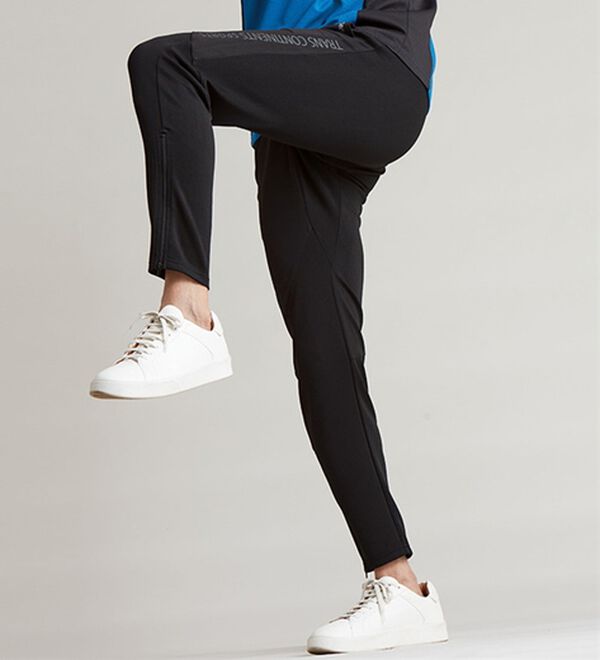 「＜トランスコンチネンツスポーツ＞３Ｄオールラウンドパンツ（メンズフルレングスパンツ）」｜ブラック