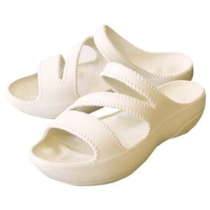 「パワースリムサンダル（スリッパ・ルームシューズ）」｜アイボリー