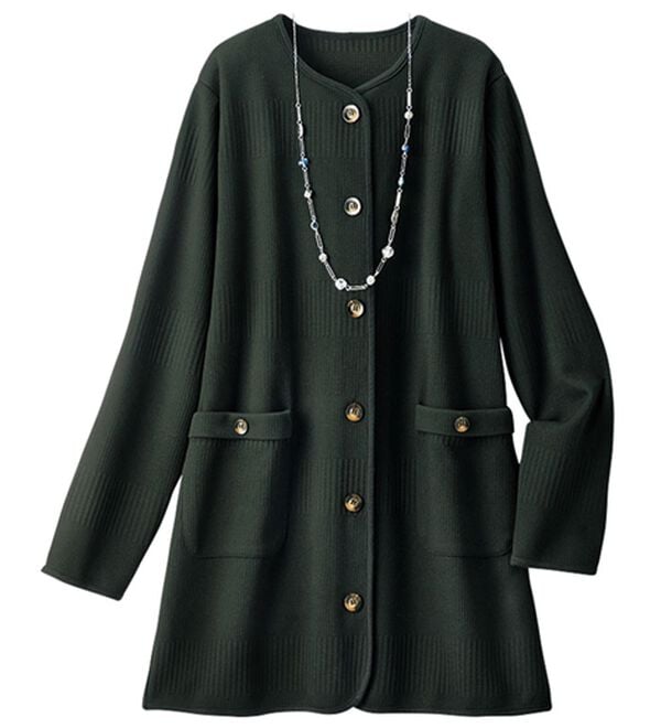 ルフラン（ルフラン）の「今の季節にちょうどいい！羽織り（その他ジャケット）」｜黒