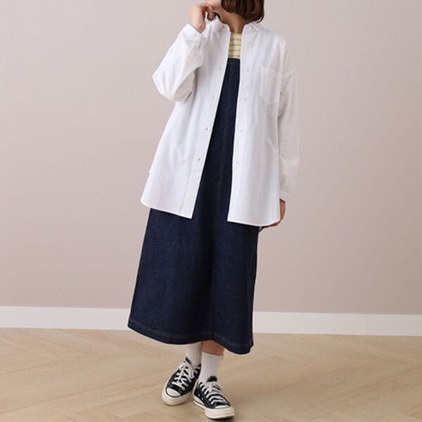 BELLUNA（ベルーナ）の「＜ｓｏｒａｆｕｋｕ＞柔らかコットンシャツチュニック（チュニック）」｜詳細画像