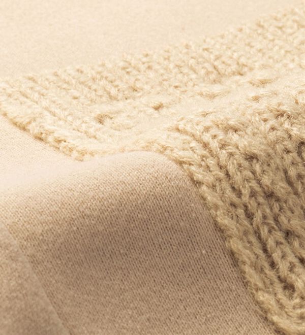 BELLUNA（ベルーナ）の「裏起毛素材ニット切替チュニック（チュニック）」｜詳細画像