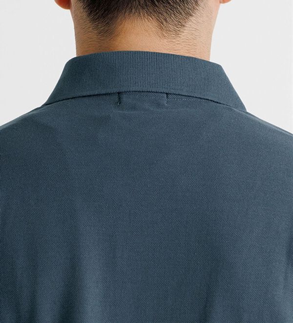 「＜アーノルド　パーマー＞ワンポイント刺しゅう鹿の子ポロシャツ（長袖・半袖）（メンズポロシャツ）」｜詳細画像