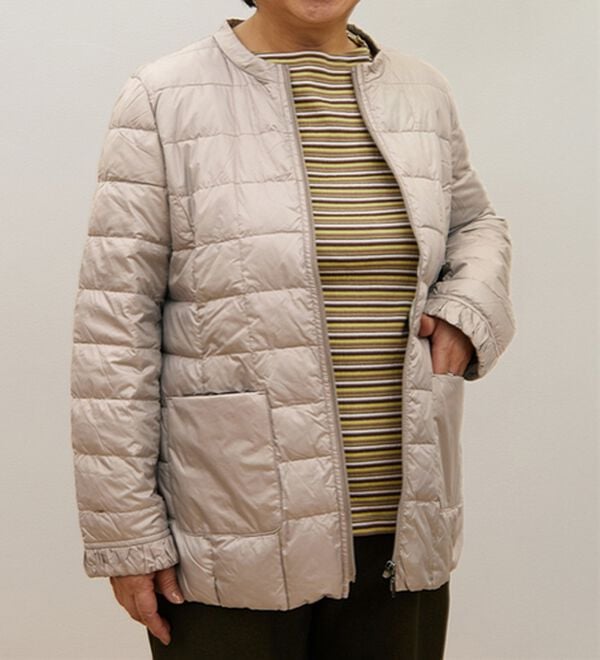 ルフラン（ルフラン）の「スタンド衿ダウンブルゾン（ブルゾン）」｜詳細画像