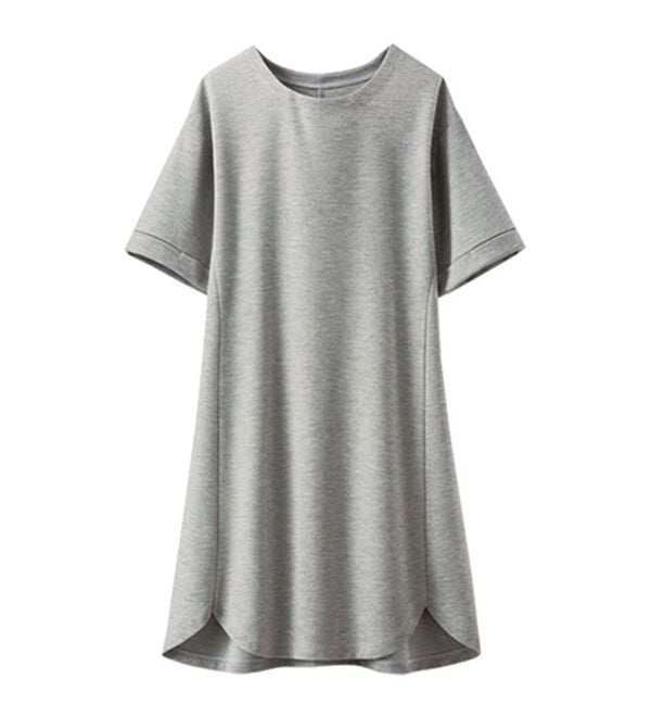 BELLUNA（ベルーナ）の「かのこ素材裾ラウンドチュニックワンピース（チュニックワンピース）」｜詳細画像