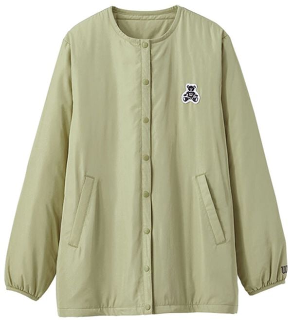 BELLUNA（ベルーナ）の「＜Ｗｉｌｓｏｎ＞中わたライトジャケット（ノーカラージャケット）」｜ピスタチオ