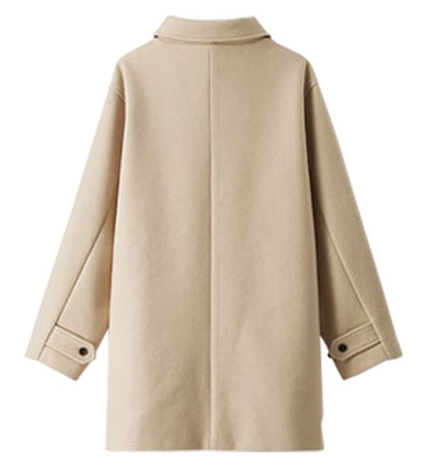 BELLUNA（ベルーナ）の「ウール調ステンカラーコート（ハーフコート）」｜詳細画像