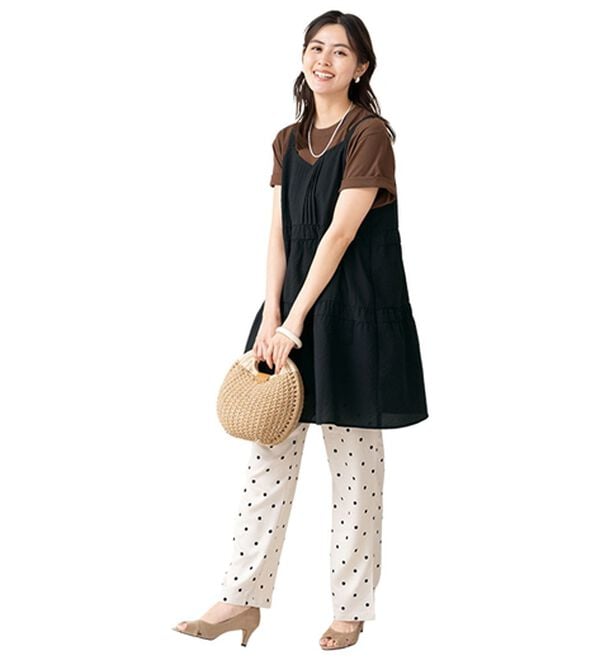 ルフラン（ルフラン）の「【２色組】【ｐｌｕｓＯＮＥ】４点カバーチュニック（チュニック）」｜詳細画像