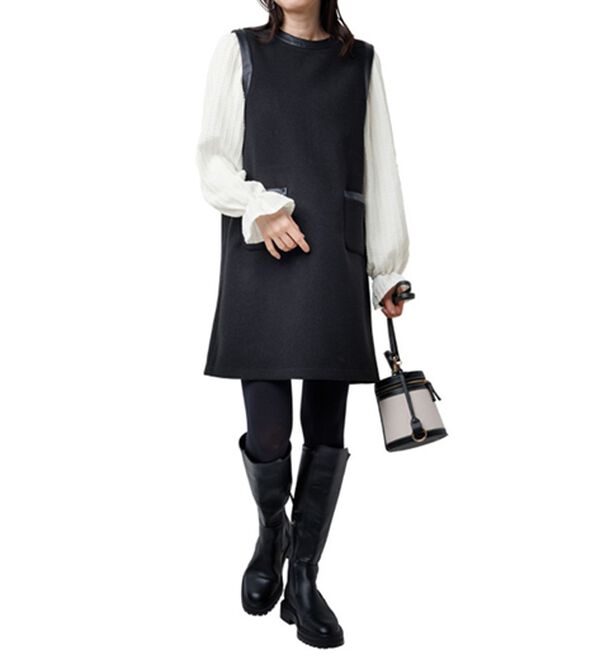 RANAN（ラナン）の「シャーリングカットブラウス（カットソー）」｜詳細画像