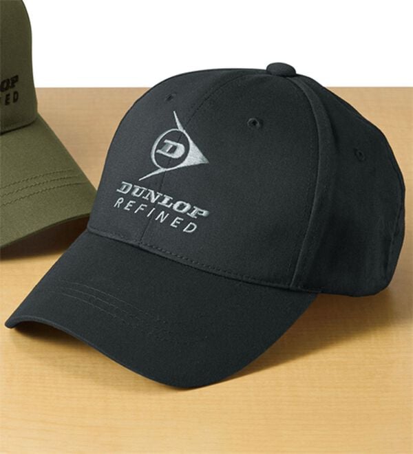 「＜ダンロップ・リファインド＞洗濯機で洗えるＵＶキャップ＆ハット（メンズ帽子）」｜キャップブラック