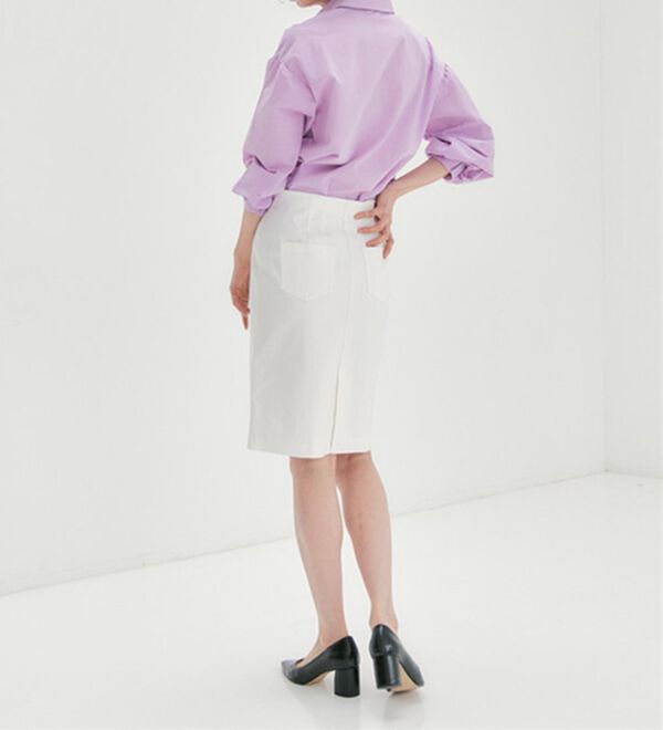 RANAN（ラナン）の「夏に嬉しい機能付！ストレッチタイトスカート（ひざ丈スカート）」｜詳細画像