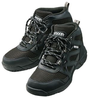 BELLUNA（ベルーナ）の「アサヒ＜アウトドアプロダクツ＞ハイカット防水滑りにくいスニーカー（スニーカー）」｜ブラック