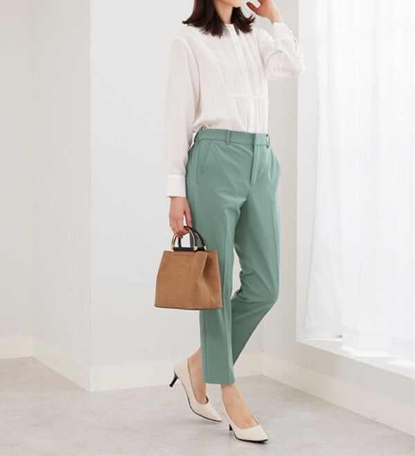 BELLUNA（ベルーナ）の「サマ見え！美脚テーパードパンツ（テーパードパンツ）」｜詳細画像