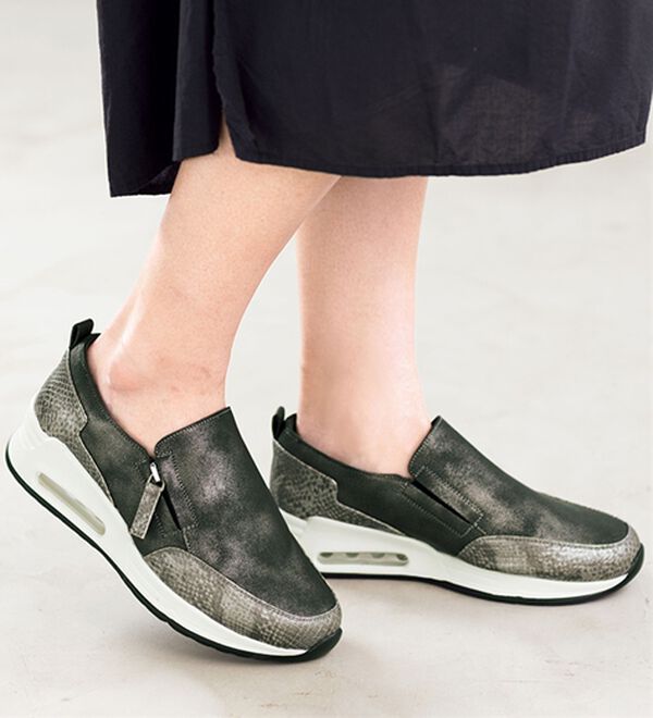 ルフラン（ルフラン）の「パイソン切替４Ｅエアソールスニーカー（スニーカー）」｜詳細画像